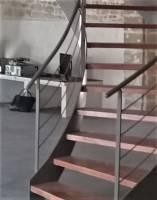 escalier design métal et bois arles 13