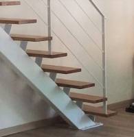 escalier métal et bois pose à avignon vaucluse