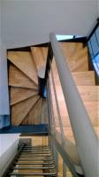 Escalier hélicoïdal  métallique carré